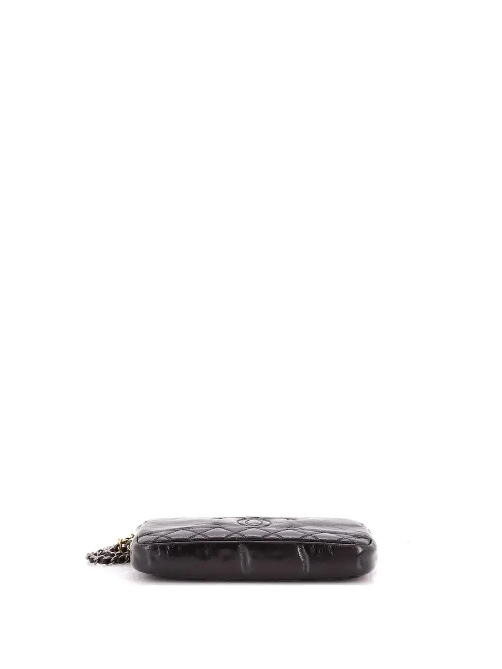 Chanel Cc Double Zip Clutch With Chain #343066C26B
